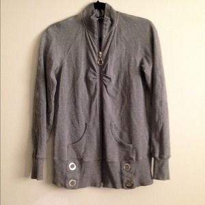 Final💥 Bebe sport gray cotton sweater size L